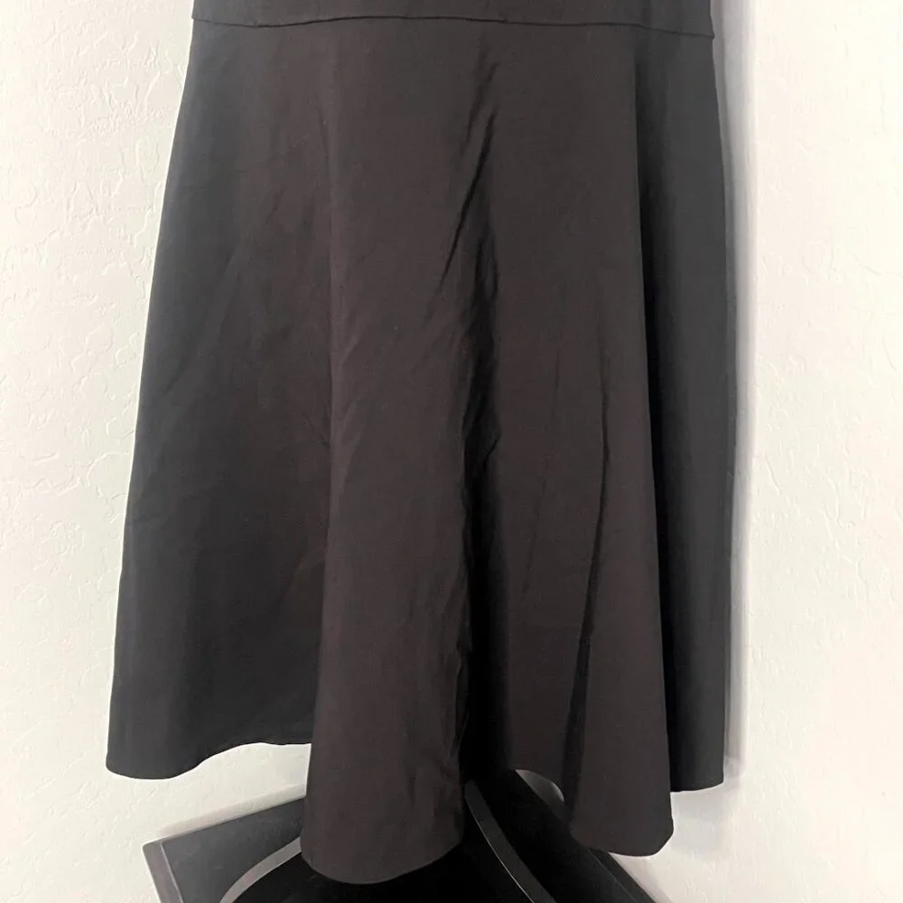 Torrid Retro Chic Black Dot Mesh Top Skater Swing Dress Size 24